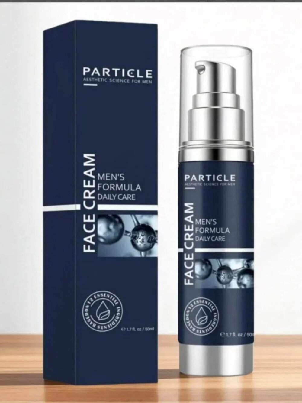 Particle Men's Face Cream - Blue